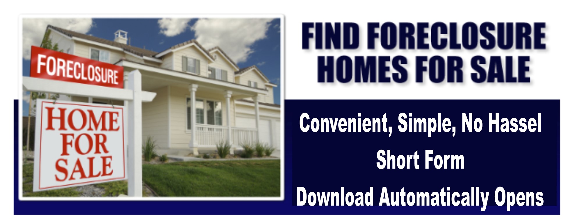 request a list of foreclosures